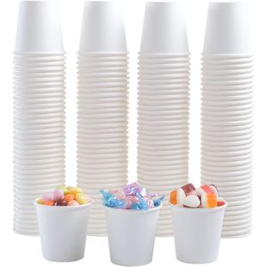 300-Pack 3 oz Disposable Paper <b>Cups</b> Small Mini <b>Espresso</b> <b>Cups</b> for Travel Party Picnics Home Use Bathroom <b>Cups</b> - Product Image 1