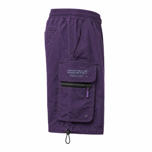 Pantalones Cortos Cargo Y2K para Hombre, Estilo Urbano, con Bolsillos con Cordón, Dobladillo Elástico, Nylon, Tallas Grandes, Venta al por Mayor, MOQ Bajo, 180g - Product Image 4