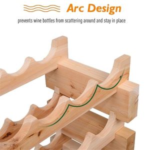 Portabottiglie Moderno in Teak Massiccio, Alluminio, Mogano, Quercia, Pannello MDF, Mogano Pieghevole, Espositore in Ferro, Vetro Acrilico, Metallo, Arredamento per la Casa - Product Image 2