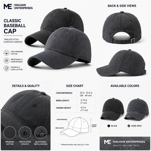 Cotton Denim Baseball Cap Men <b>Women</b> Casual <b>Sun</b> Classic Adjustable Plain Outdoor Activities Custom Embroidery 3D Logo Curved Brim - Product Image 6