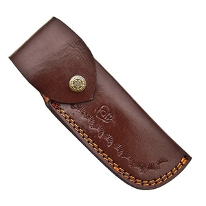 Couteaux de survie d'extérieur faits à la main en acier Damas, ultra-affûtés, avec manche en os et micarta, étui en cuir - Pasha Enterprises - Product Image 6