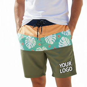 Shorts de bain pour hommes à taille élastique, pour fitness, surf, plage et sport, personnalisables avec logo – Approvisionnement direct - Product Image 6