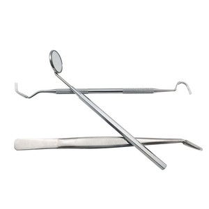 Instrumental Quirúrgico Dental, Juego de 4 Piezas de Alta Calidad para Examen Dental, Kit Profesional de Higiene Dental, Juego de Herramientas Dentales para el Hogar - Product Image 3