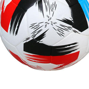 Factory Made Custom Logo Soccer <b>Football</b> Training Ball Official Size 5 Premium PU Synthetic <b>Leather</b> Wholesale - Product Image 3