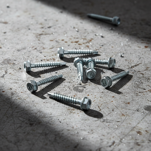 Hex Washer Head External Hex Drive Self Drilling/Self Tapping <b>Screw</b> Zinc Plated Carbon Steel Inch Coarse Thread Class 4.8 & 6.8 - Product Image 1