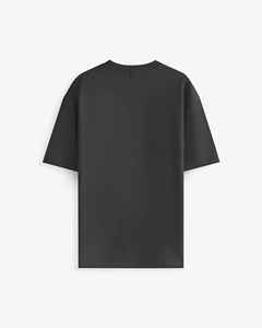 T-shirt formel pour homme en tricot à manches courtes avec détail de ruban, coupe ample, col en coton 100 % respirant - Product Image 3