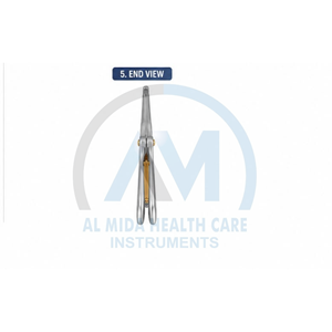 คีมจับเนื้อเยื่อสำหรับการผ่าตัดกระดูกและเส้นประสาทแบบตรง ยี่ห้อ Al Mida Healthcare สำหรับการถอด Nucleus Pulposus ได้รับการรับรองมาตรฐาน CE - Product Image 4