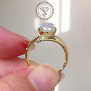 Anillo de Compromiso de Lujo con Diamante Cultivado en Laboratorio con Corte de Pera para Mujer, Certificado IGI, Oro de 14K, Joyería Nupcial, Regalo - Product Image 4