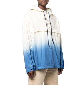 Chaqueta a prueba de viento con estampado de sublimación, prendas de vestir con tinte de corbata, chaqueta cortavientos informal con capucha para hombre - Product Image 3