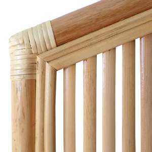 Single Bed Rattan <b>Headboard</b> Wholesale Hotel Accessories King Bed Head Board Panel Handcrafted <b>Headboard</b> Wicker - Product Image 2