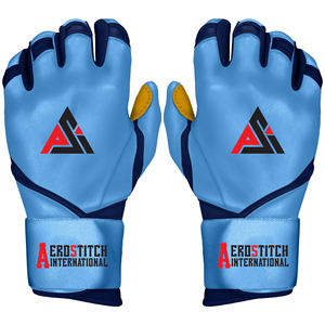 Gants de frappeur de baseball en liège avec logo personnalisé, gants de baseball en cuir pour hommes avec logo et taille personnalisés - Product Image 1