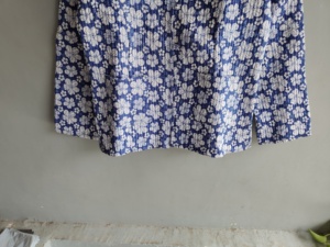 Veste matelassée patchwork florale respirante et écologique pour femme, col mandarin, manches longues, coton, styles automne, longueur standard - Product Image 3