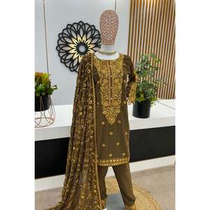 กางเกงแฟชั่นผ้าจอร์เจีย - Product Image 6