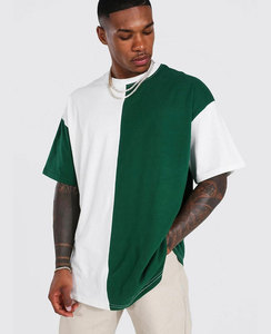 Impresión personalizada OEM venta al por mayor Unisex clásico de talla grande hombres camisetas Logo 3D toalla Chenille bordado transpirable algodón camisetas - Product Image 3