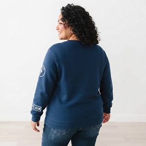 Sudadera Extra Grande para Mujer, Personalizada con Estampado, 100% Algodón, Felpa, Cuello Redondo, Sudadera Tipo Pullover para Damas - Product Image 5