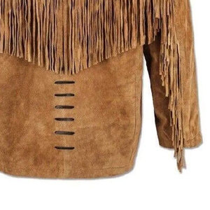 Premium Men's <b>Suede</b> Leather <b>Jacket</b> Genuine Cowhide Stylish Winter Fashion Durable Casual Outerwear Trend Design - Product Image 3