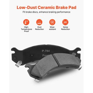 2002 2006 Chevrolet valanga 2500 anteriore e posteriore Kit rotori freno 8 dischi freni Premium - Product Image 4