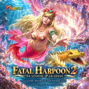 ชุดเกมอาร์เคด VGAME Fatal Harpoon 2 5.6 พร้อมซอฟต์แวร์และบอร์ดเกม รวม 19 ชนิดของปลา และอาวุธพิเศษ 11 ชนิด - Product Image 1