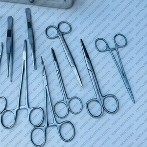 ชุดเครื่องมือผ่าตัดขนาดเล็กคุณภาพสูง 13 ชิ้น พร้อมกล่อง วัสดุสแตนเลส สำหรับการผ่าตัดทั่วไป ได้รับมาตรฐาน CE - Product Image 3