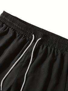 Pantalones Cortos Deportivos de Secado Rápido para Hombre, Transpirables, Ligeros, para Gimnasio, Entrenamiento, Correr, con Cintura Elástica - Product Image 3