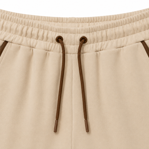 Pantalones cortos 3/4 de algodón para hombre, con logo personalizado, cintura elástica, largos, informales, para gimnasio, entrenamiento, fabricante mayorista - Product Image 3