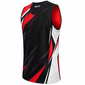 Camiseta de Baloncesto BFIT, Sin Mangas, Malla Transpirable, Cuello Redondo, Sublimada, Deportiva - Product Image 2