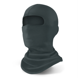 Cagoule de moto unisexe noire, respirante, coupe-vent, anti-UV, ajustable et personnalisable - Product Image 6