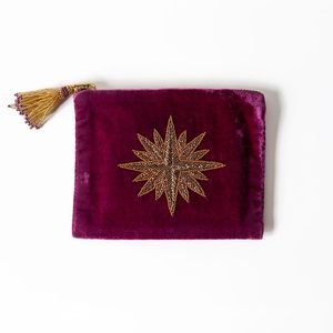 wallet decorative <b>small</b> coin bag handmade ethnic clutch pouch vintage style bead purse colorful beaded <b>small</b> zipper bead - Product Image 1