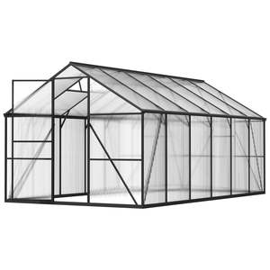 <b>8</b> <b>X</b> 14 FT Polycarbonate Walk-in Sunroom Heavy Duty Outdoor Garden Greenhouse Adjustable Vent Quick Setup Aluminum <b>Frame</b> - Product Image 1