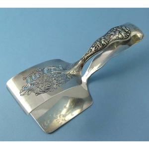 Dessert Cake Pastry Serving Silver Tong Antique Style Food Tong Food Contact Safe Eco Friendly And Sustainable - Product Image 1