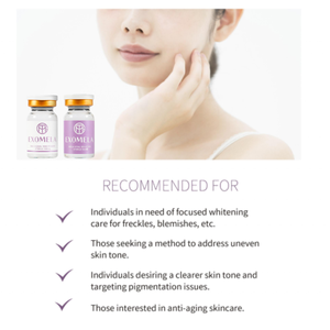 Sérum éclaircissant avec acide tranexamique et glutathion pour l'élimination des imperfections et le traitement des taches brunes, ensemble de soins professionnels pour la peau - Product Image 4