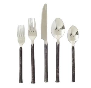 Cuchara de Acero Inoxidable de Grado Alimenticio Sostenible de Alta Calidad con Mango de Madera con Pulido Espejo, Diseño Moderno para Uso en Hoteles y Hogares - Product Image 5