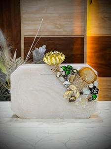 Resin <b>Clutch</b> Hand <b>Bag</b> Acrylic Bridal <b>Wedding</b> Evening <b>Clutches</b> for Celebrities Religious Events Girls' Souvenir - Product Image 3