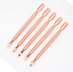 Juego de Herramientas de Acero Inoxidable de Doble Punta para Empujar Cutículas, Reutilizable, de Grado Profesional para Salón de Belleza - Product Image 2