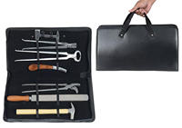 Kit de soin des sabots écologique et réutilisable de haute qualité, sac de transport, outil de coupe des sabots en acier inoxydable, pour chevaux, chiens, bovins, soin sûr des sabots