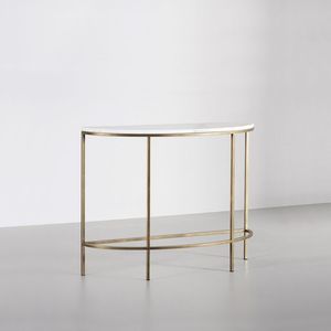 Hot Selling White <b>Marble</b> <b>Console</b> <b>Table</b> With Cone Legs Luxury Entryway Furniture For Home Hotel Decor Bulk Buy - Product Image 6