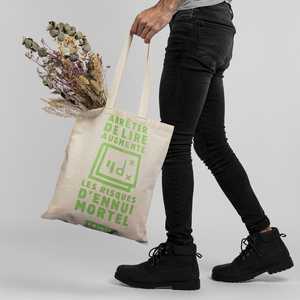 ถุงช้อปปิ้งผ้าฝ้ายรีไซเคิล 100% พิมพ์ลายคุณภาพส่งออก ขายส่งจากอินเดีย - Product Image 5