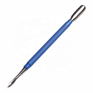 Empujador de Cutículas de Doble Punta de Acero Inoxidable de Alta Resistencia, Limpiador de Uñas y Herramienta para Remover Esmalte para Manicura y Pedicura, Marca Privada - Product Image 1