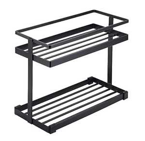 Extendable Metal <b>Kitchen</b> Counter Shelf Stackable Cabinet Organizer Spice Rack Single Tier Storage Stand Holder for <b>Pantry</b> - Product Image 6