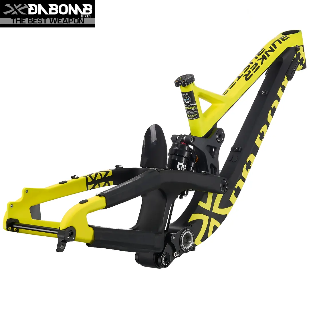 DaBomb 27.5 Full Suspension Carbon MTB Bicycle FrameためDown Hill