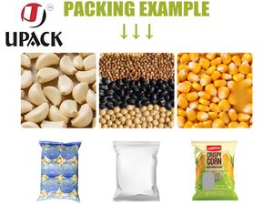 Machine de remplissage automatique de poudre U-PACK à 4 têtes avec peseuse, ensacheuse et ensacheuse de granulés alimentaires pour sacs plastiques, contrôle électrique PLC - Product Image 3
