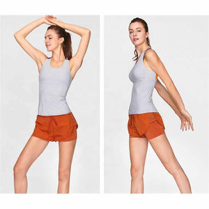 Débardeur de sport pour femme léger en Spandex/Polyester, séchage rapide, avec impression de logo personnalisée de haute qualité, effet tie-dye, idéal pour le fitness - Product Image 5