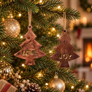Modern Metal <b>Christmas</b> Ornaments Durable Shatterproof <b>Tree</b> Hanging Decor Holiday Home <b>Christmas</b> <b>Tree</b> Decorations Festive Festive - Product Image 1