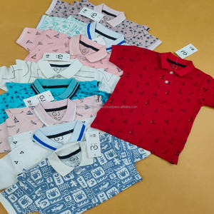 Camiseta Polo a Rayas para Niños al por Mayor, Camiseta de Moda Infantil de Verano, Cuello Polo Cómodo, Manga Corta, Lote de Ropa de Bangladesh - Product Image 5