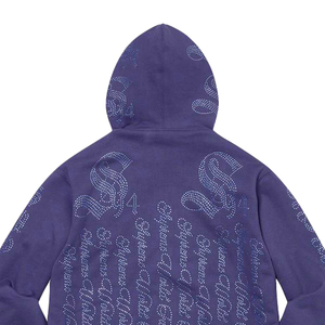 High Quality Men's <b>Hoodie</b> 100% Cotton Terry Oversize Pullover <b>Hoodie</b> Winter Men <b>Rhinestone</b> <b>Hoodie</b> for Casual Wear - Product Image 2