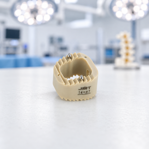 [JMT] Cage de fusion intercorporelle cervicale EDEN ACIF PEEK, marqueur en tantale, surface dentée, forme anatomique, radiolucide - Product Image 2