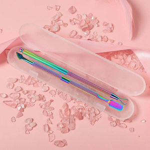 Pousse-cuticules professionnel en acier inoxydable de qualité supérieure, double extrémité, outil de manucure, accessoire de soin des ongles - Product Image 5