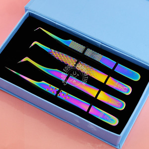 แหนบคีบตัดขนตาแบบแยกได้น้ำหนักเบามีด้ามจับกันลื่นอุปกรณ์ใช้ในการผ่าตัดทำจากญี่ปุ่น - Product Image 1