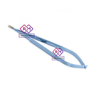 Porte-aiguilles micro-joncquilles Jacobson - lames droites recouvertes de TC avec verrouillage, manche rond en titane, 16,5 cm, par MEDICAB INSTRUMENTS - Product Image 3