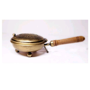 Wholesale Indian Metal Incense Holder Modern Brass Burner Stand Mesh Lid Eco-Friendly Sandalwood Anti-Odour Elegant Dani <b>Oud</b> - Product Image 4